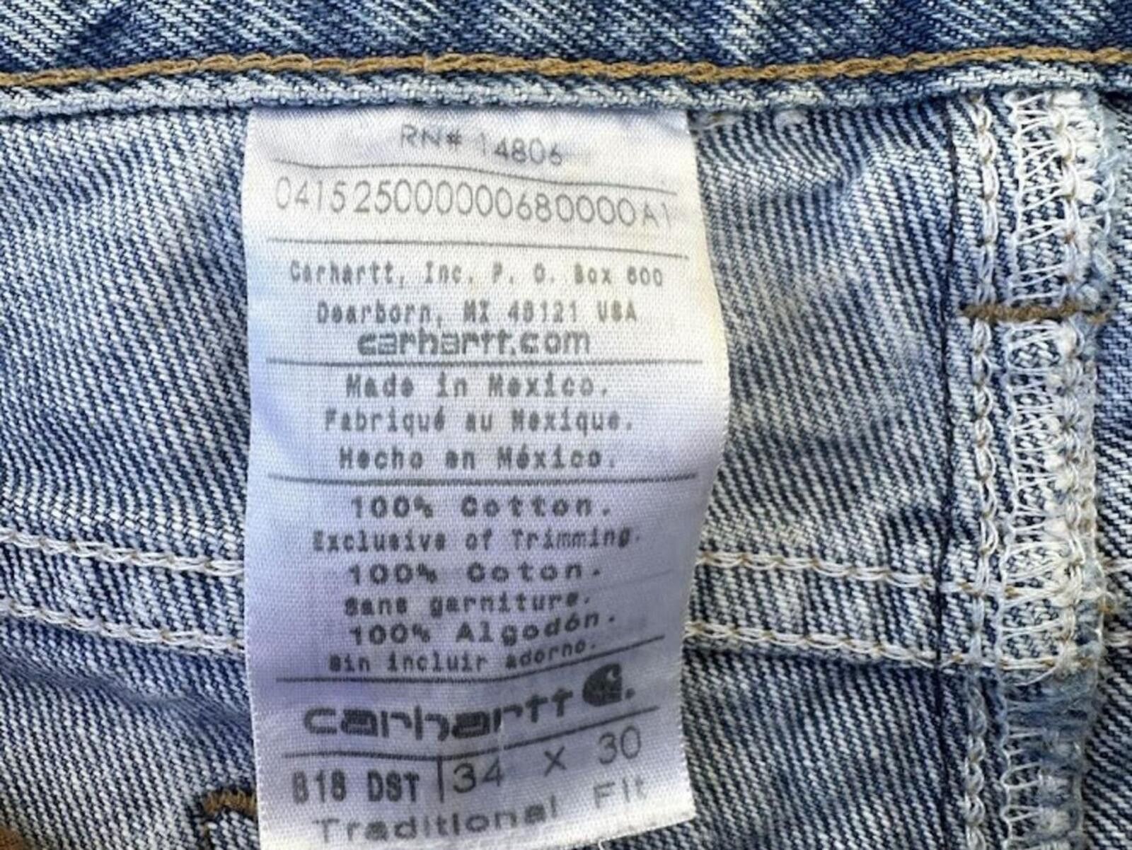 Carhartt Carhartt Relaxed Fit Jeans 34x30 Size US 34 / EU 50 - 3 Thumbnail