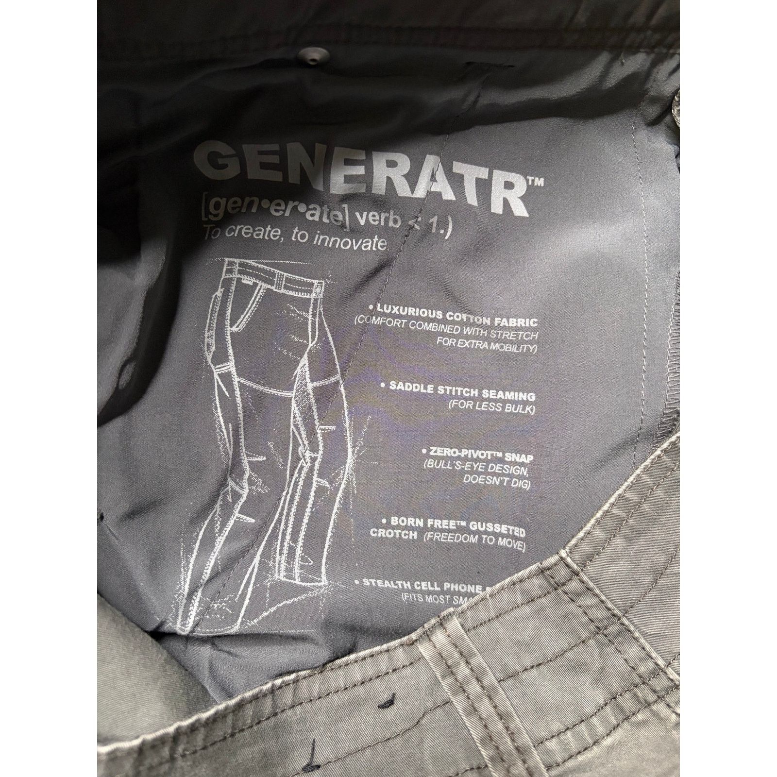 Kuhl Kuhl Generatr Pants Men 34x32 Outdoor Stretch Utility Pants Size US 34 / EU 50 - 4 Thumbnail