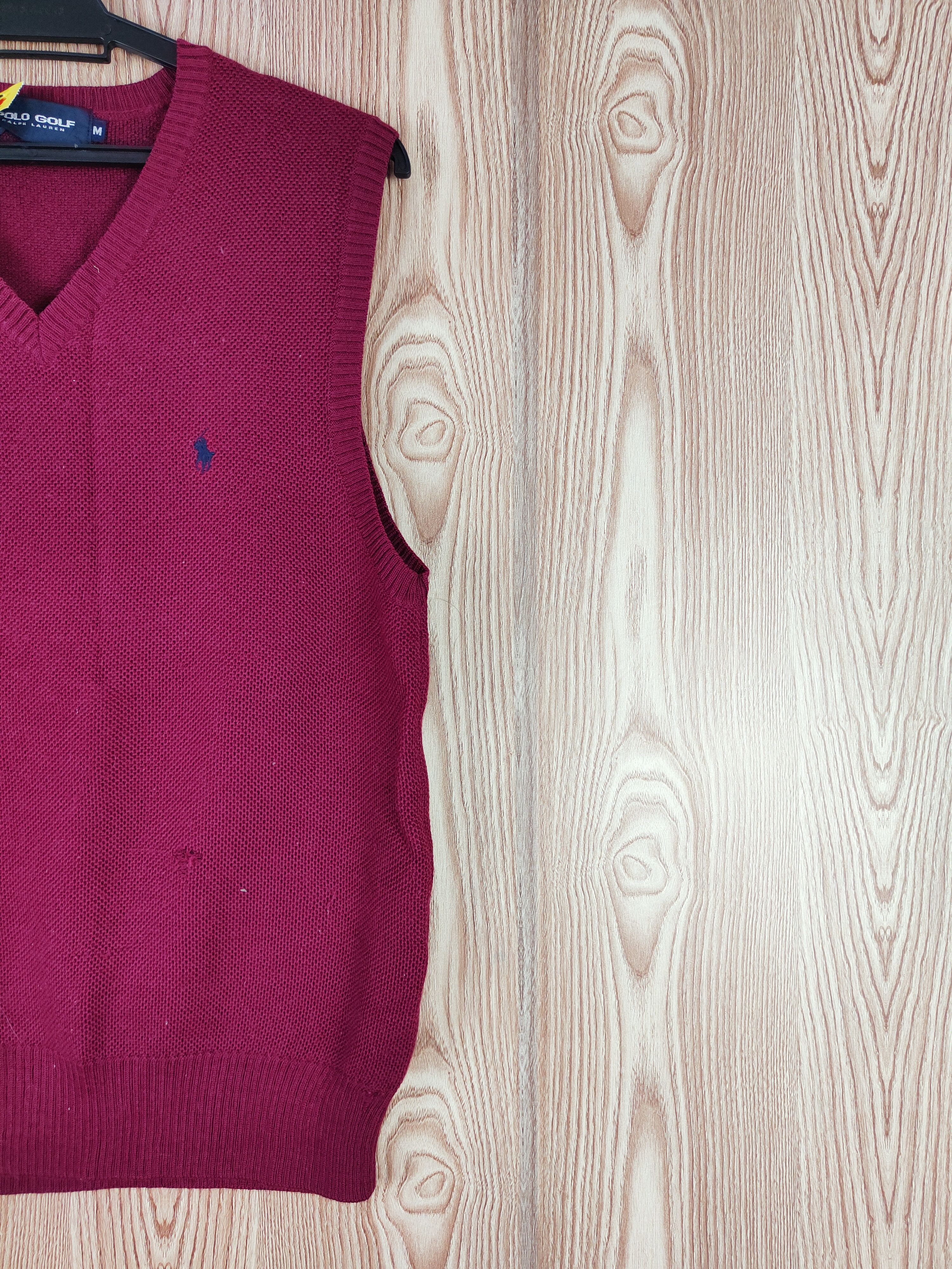 Polo Ralph Lauren Polo Golf Ralph Lauren Maroon Knitwear Vests #W142 Size US M / EU 48-50 / 2 - 6 Thumbnail