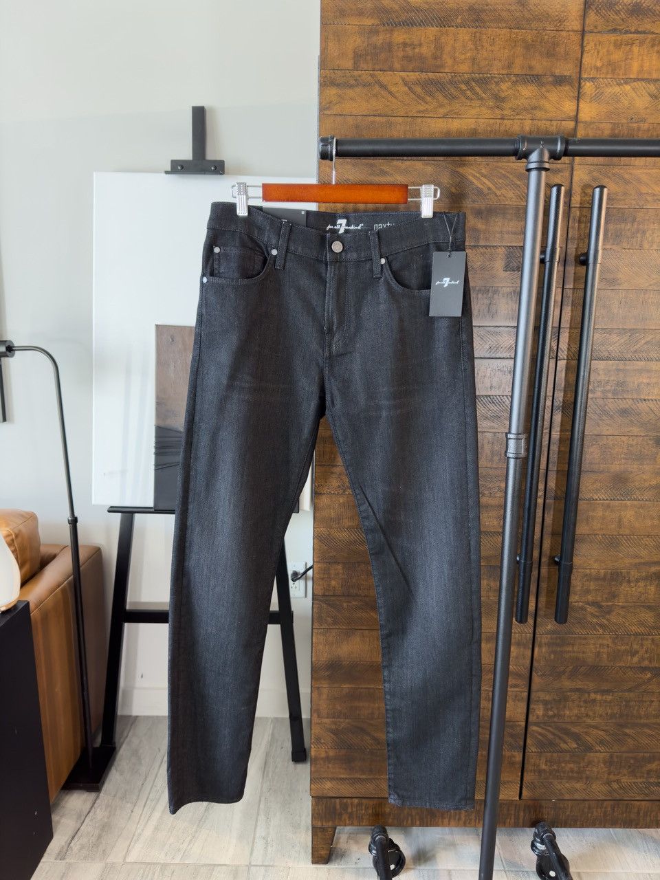 7 For All Mankind 7 for all Mankind Airweft Paxtyn Skinny - Size 32 Size US 32 / EU 48 - 1 Thumbnail