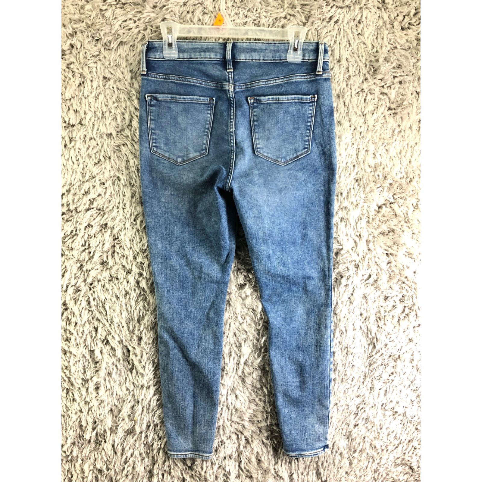 Old Navy Old Navy Rockstar Womens Jeans Size 10 High Rise Skinny Medium Wash Blue Denim Size 32" / US 10 / IT 46 - 5 Thumbnail
