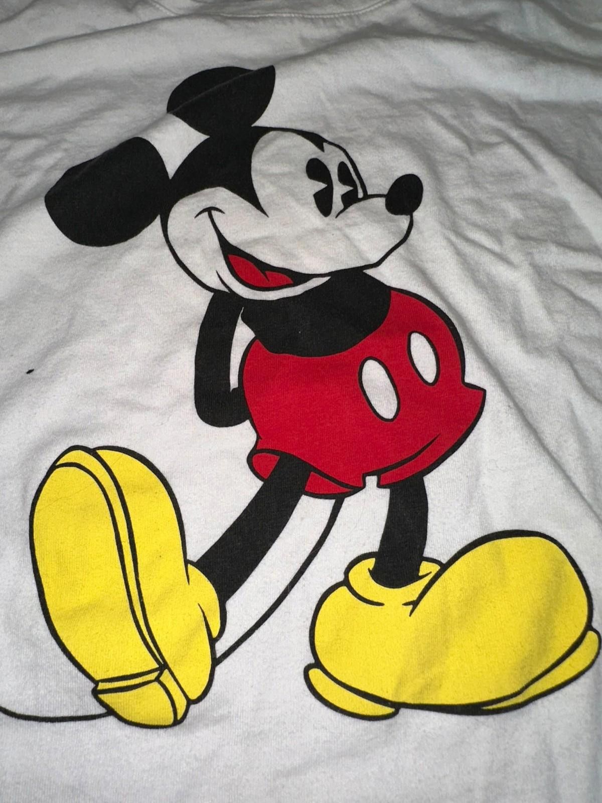 Disney Vintage Style Mickey Tee Large-Long Sleeve Size L / US 10 / IT 46 - 4 Thumbnail