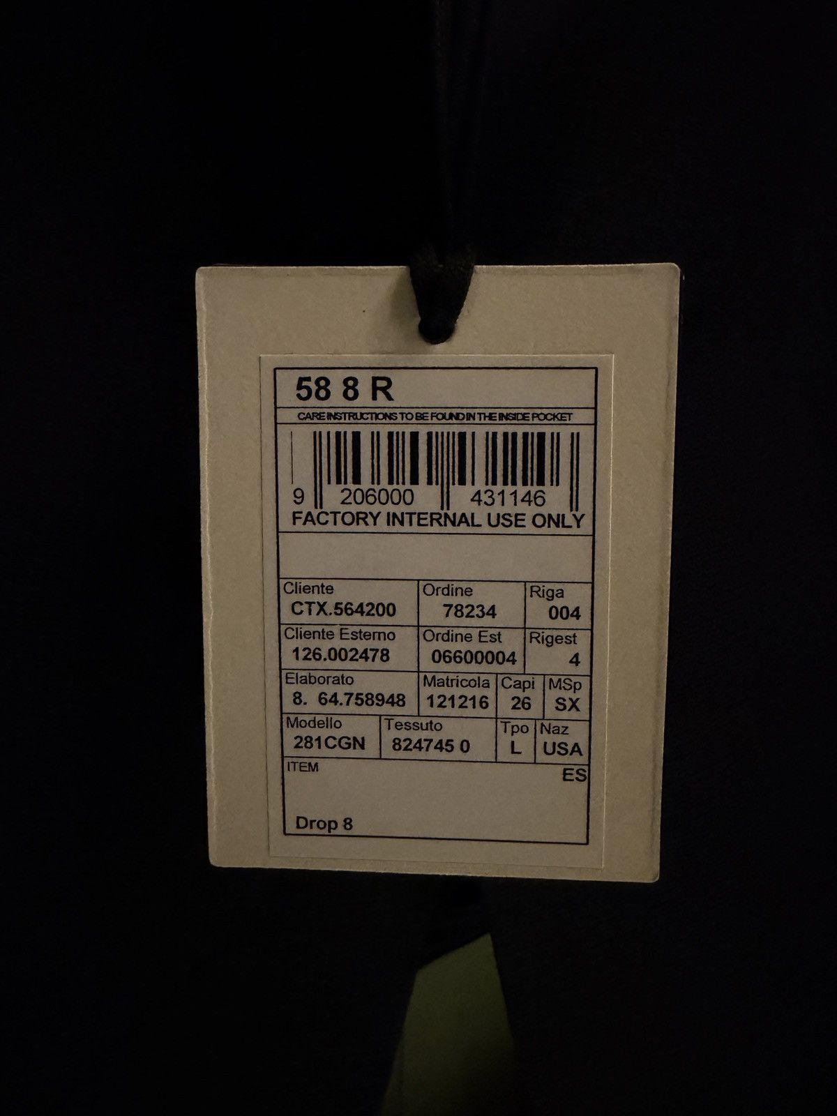 Z Zegna Zegna Suit Navy 8-58 R Size 54R - 5 Thumbnail