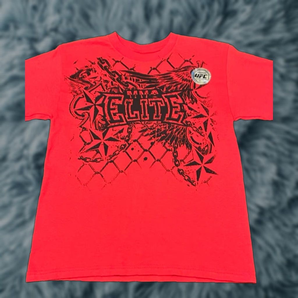Vintage VINTAGE MMA Elite Star Wings VTG Shirt Mens XS Red Short Sleeve 2000s Punk Grunge UFC Raver NWT XS Size US XS / EU 42 / 0 - 1 Thumbnail