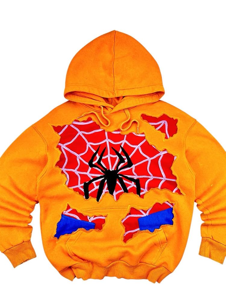 Japanese Brand Reworked 1 of 1 Pumpkin Venom Hoodie Size S/M Size US M / EU 48-50 / 2 - 6 Thumbnail