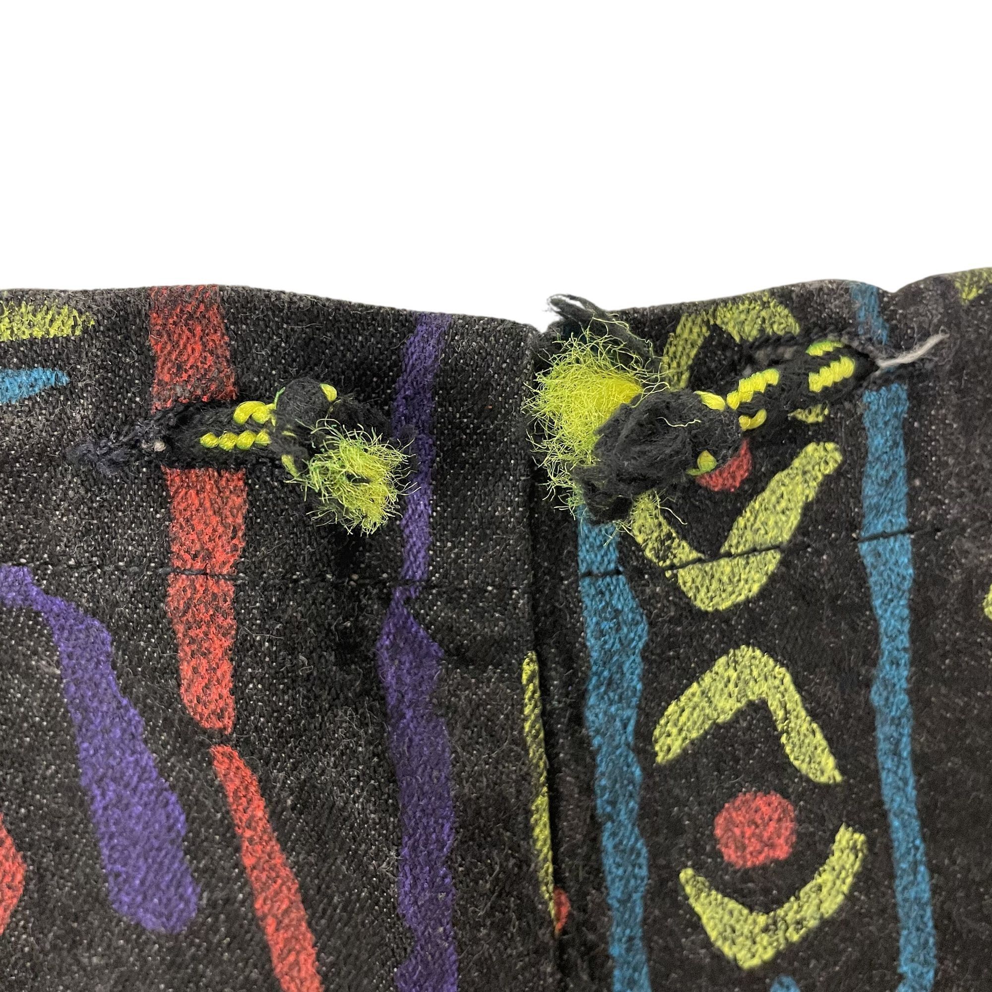 Levi's NOS New Vtg Levi's Silver Tab Black NEON Painted Shorts Size US 40 / EU 56 - 13 Thumbnail