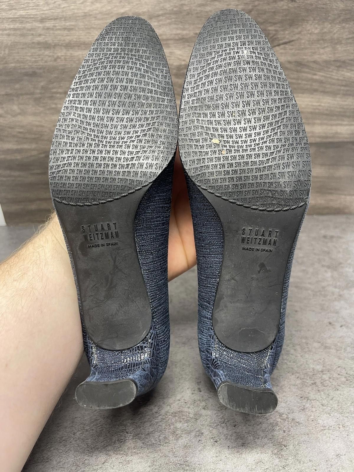 Stuart Weitzman Stuart Weitzman Shoes Womens Size 7.5 Dark Blue Size US 7.5 / IT 37.5 - 8 Thumbnail