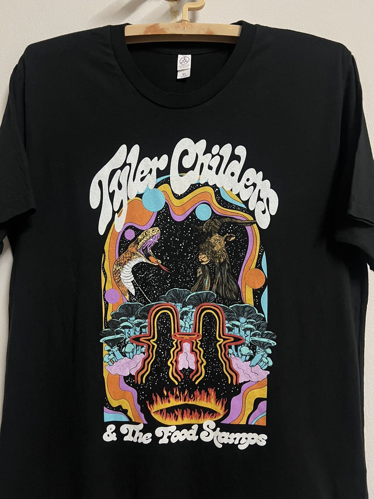 Alternative Apparel Tyler Childers Food Stamps Psychedelic Band Tee XL Size US XL / EU 56 / 4 - 1 Thumbnail