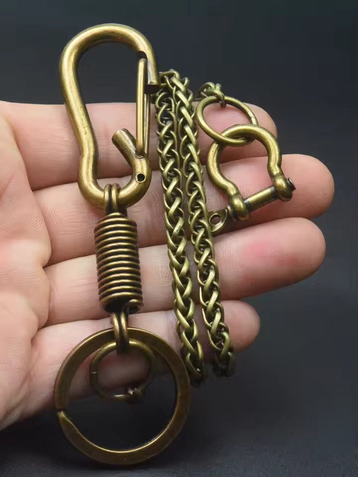 Other Metal Spring Carabiner Buckle Clip keychain Size ONE SIZE - 5 Thumbnail