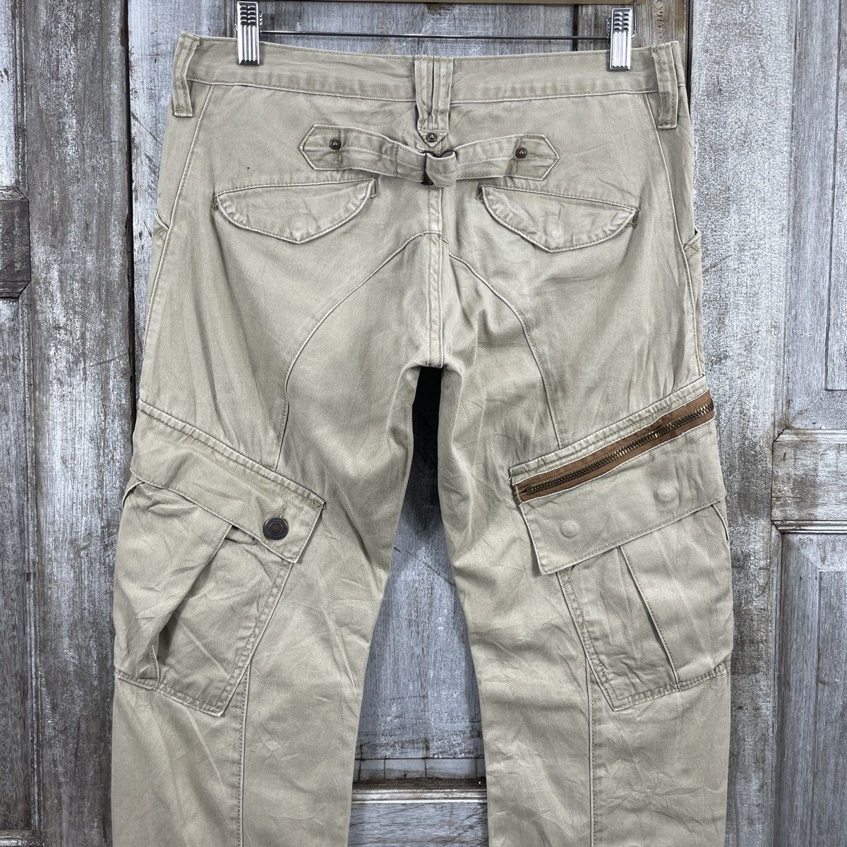 Vintage Japanese Brand Soul Of Freedom Zipper Cargo Pants