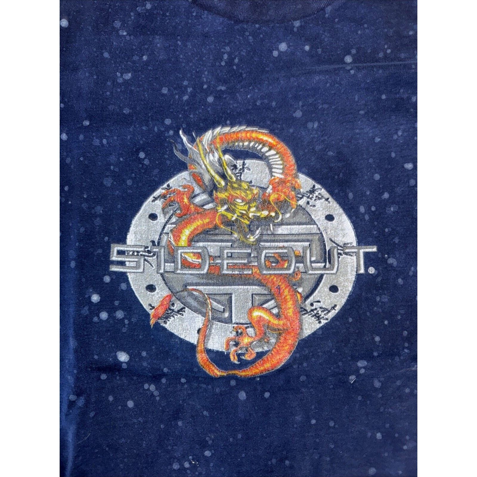 Sideout × Vintage Vintage Sideout Long Sleeve T-Shirt Navy Blue L Dragon Y2K Size US L / EU 52-54 / 3 - 2 Thumbnail