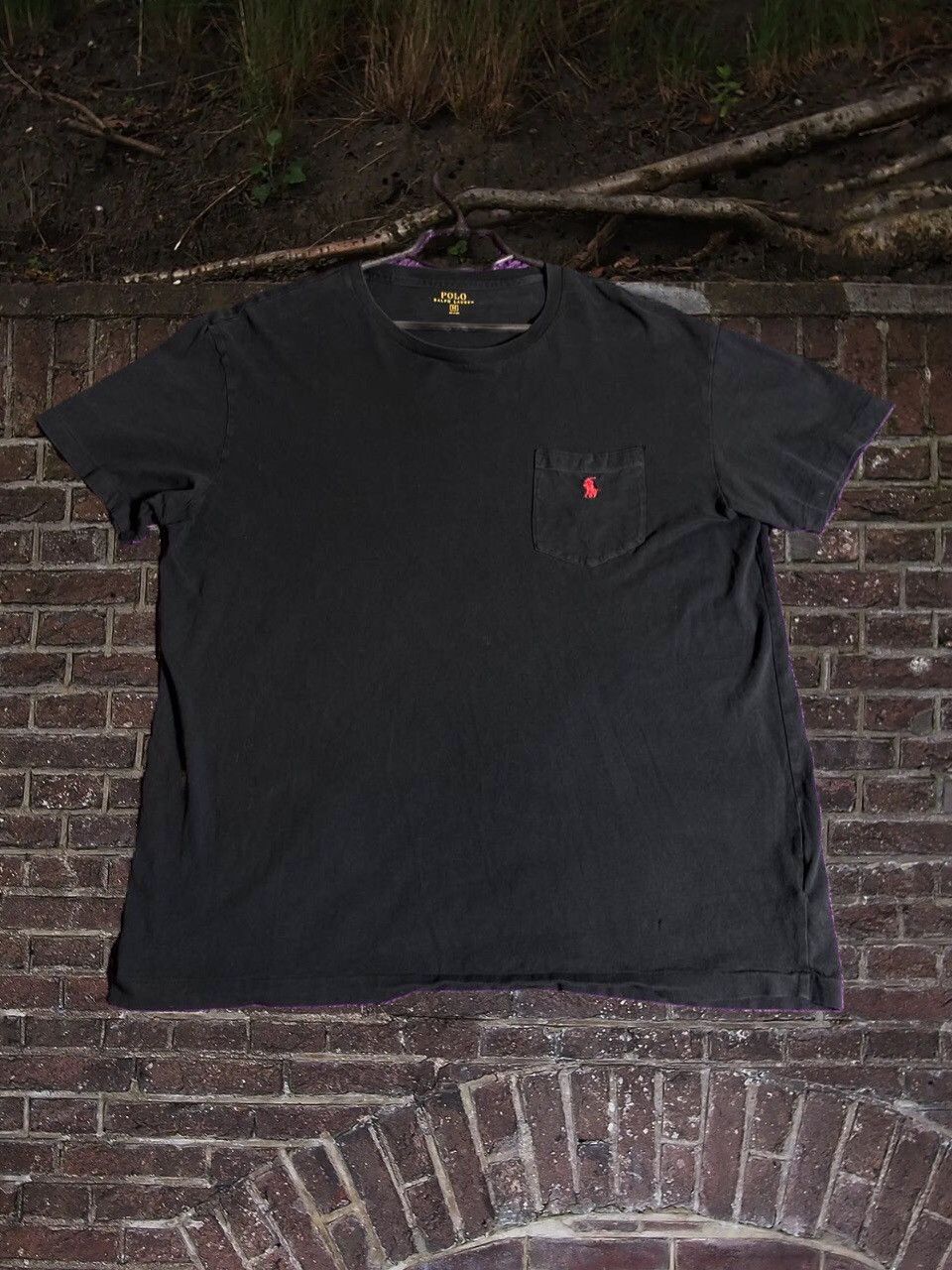 Polo Ralph Lauren × Vintage Vintage Basic Graphic Logo Distressed 90’s tee Size US M / EU 48-50 / 2 - 1 Thumbnail