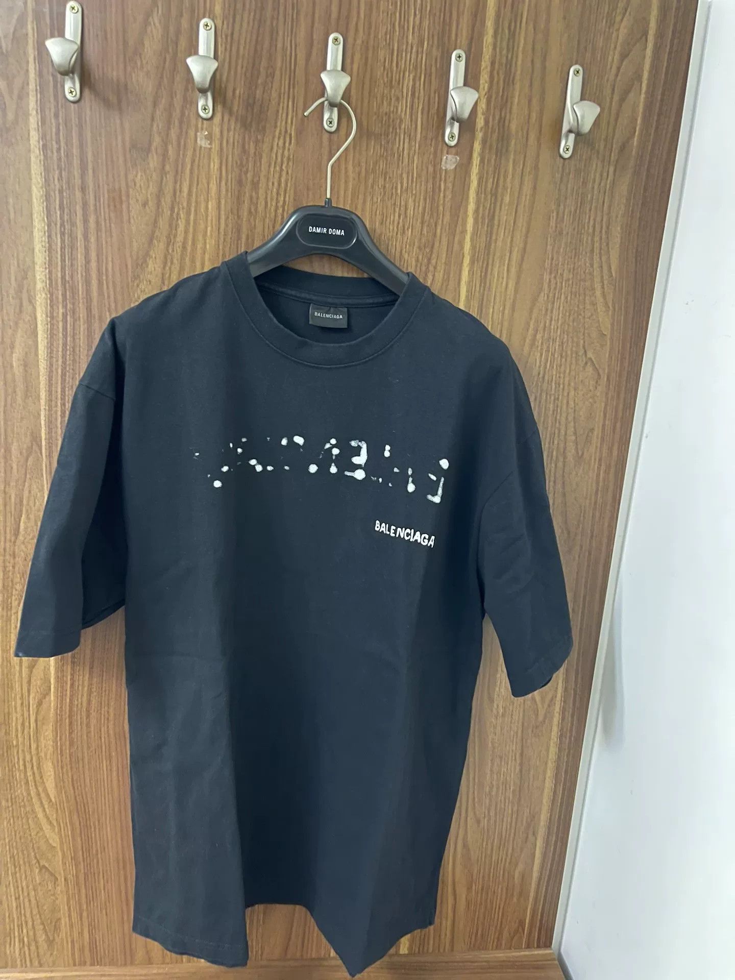 Balenciaga Balenciaga Men's Black T-Shirt Size US L / EU 52-54 / 3 - 1 Thumbnail