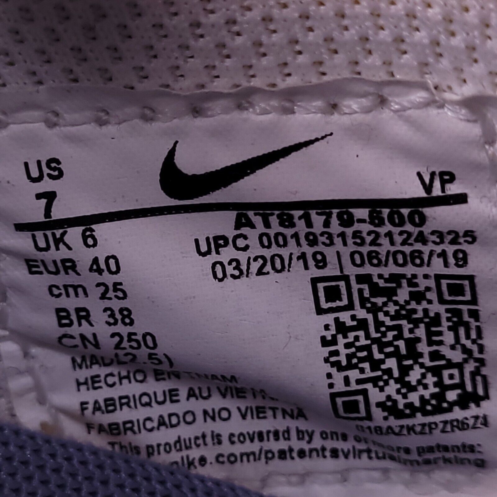 Nike Nike Air DSVM Athletic Shoe Men Size 7 AT8179-500 Blue White Size US 7 / EU 40 - 8 Thumbnail