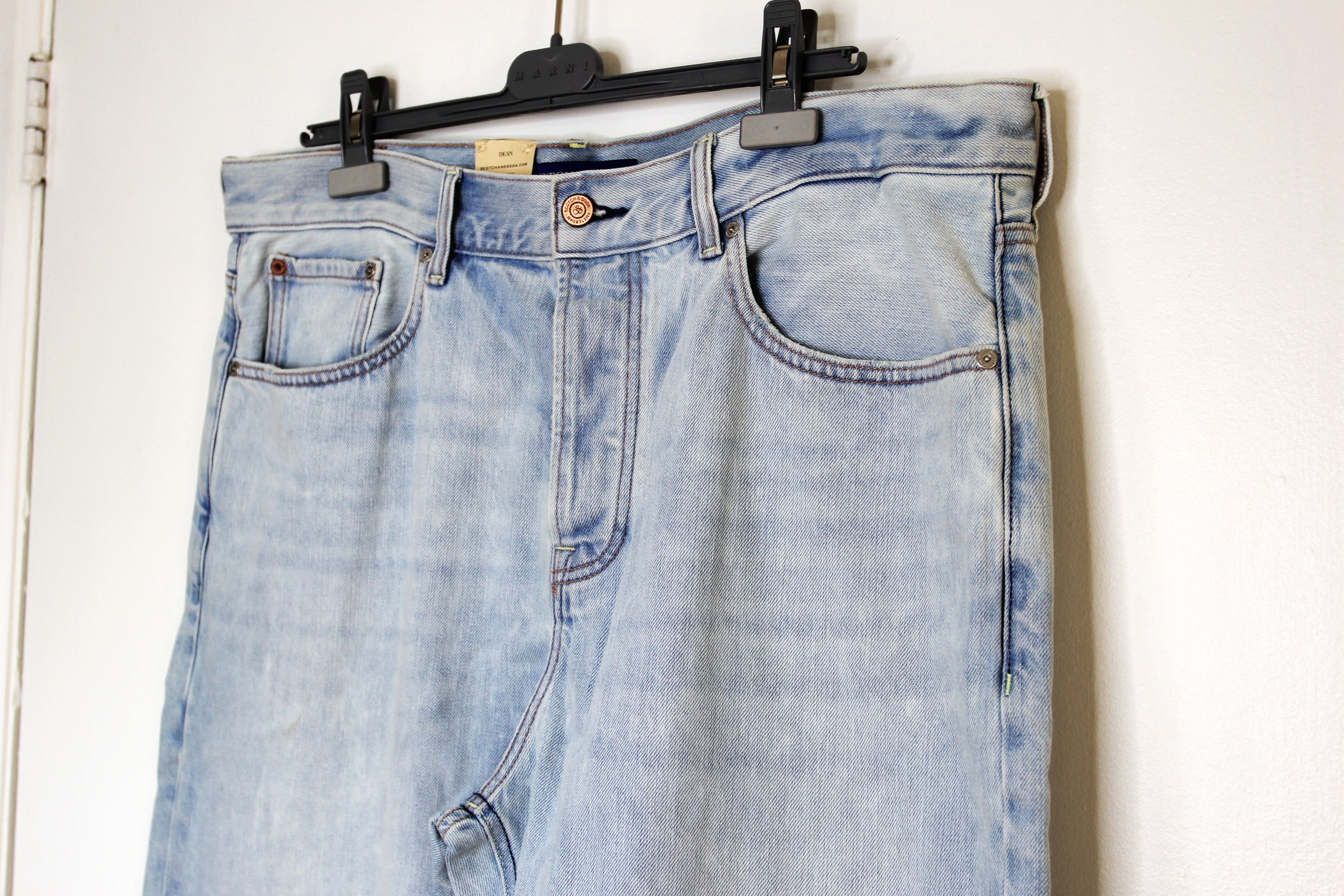 Scotch & Soda BNWT SS25 SCOTCH & SODA DEAN BLEACHED DENIM JEANS 36 Size US 36 / EU 52 - 4 Thumbnail