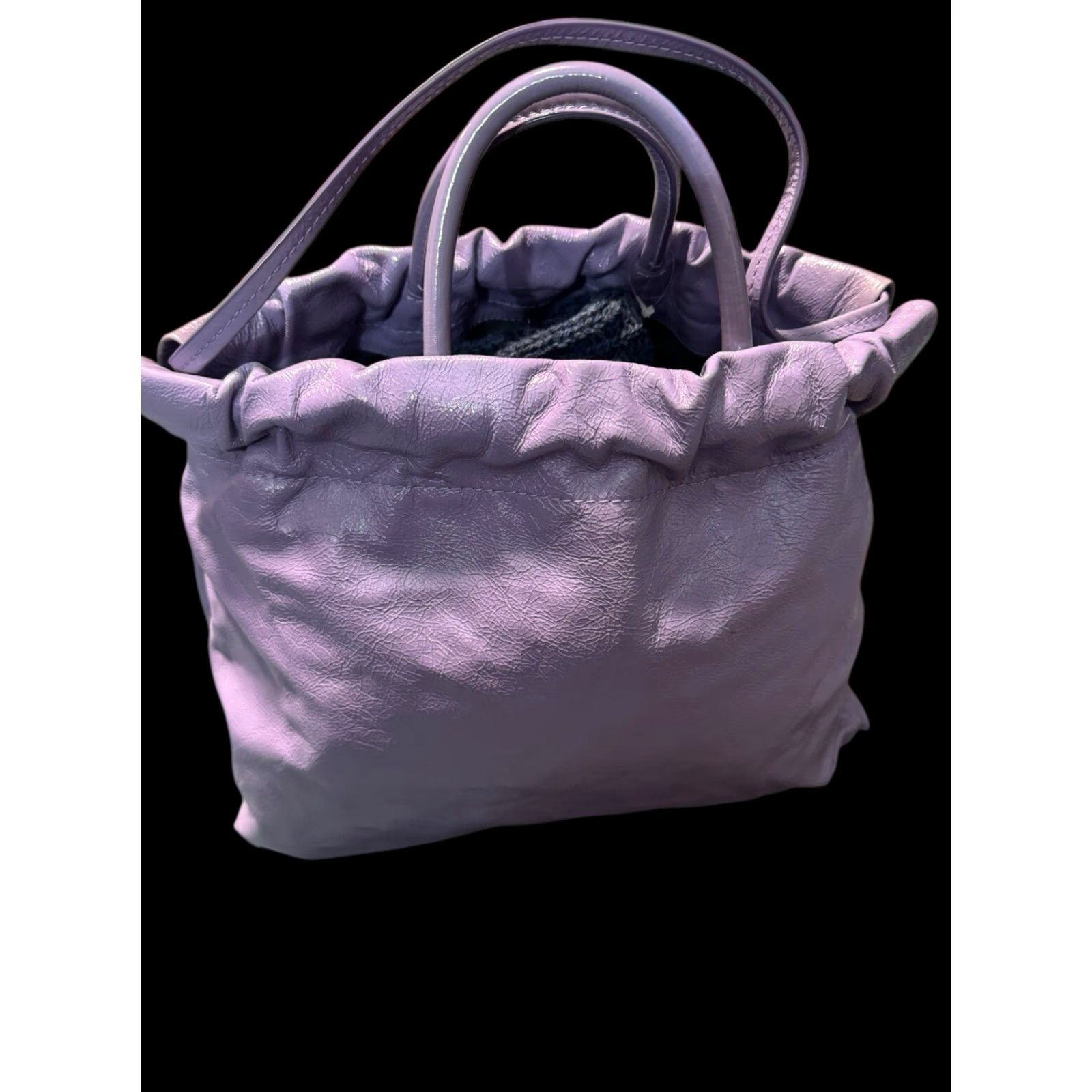 BIMBA Y LOLA BIMBA Y LOLA Syrup Collection Purple Leather Bag Tote Women OS Purple Leather Bag Size ONE SIZE - 2 Thumbnail