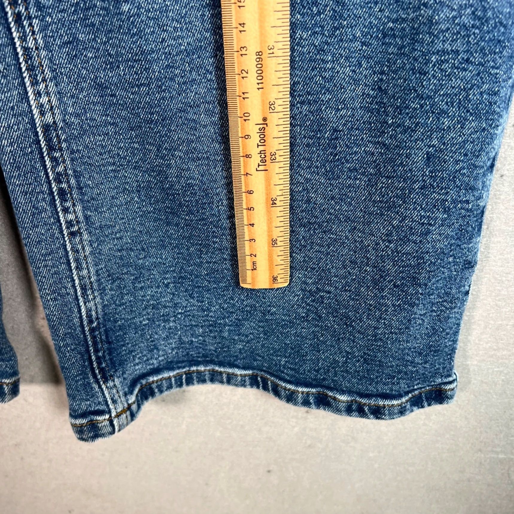 Vintage NA-KD Art High-Waisted Straight-Leg Denim Jeans Womens Size 34 Blue Size 24" / US 00 / IT 34 - 7 Thumbnail