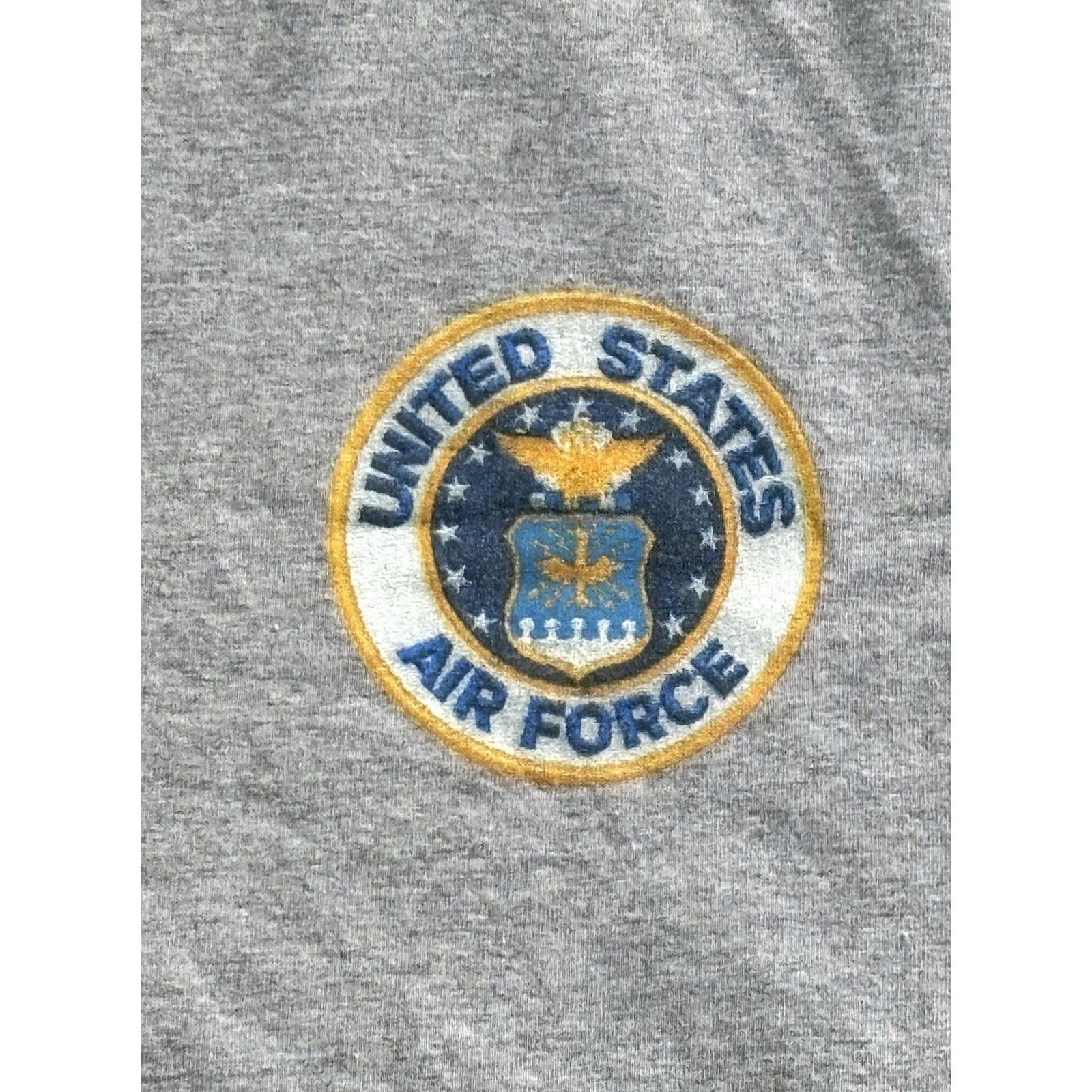 Vintage VINTAGE United States Air Force Tee Men L Gray 1990s Military Graphic Print Shirt Size US L / EU 52-54 / 3 - 2 Thumbnail