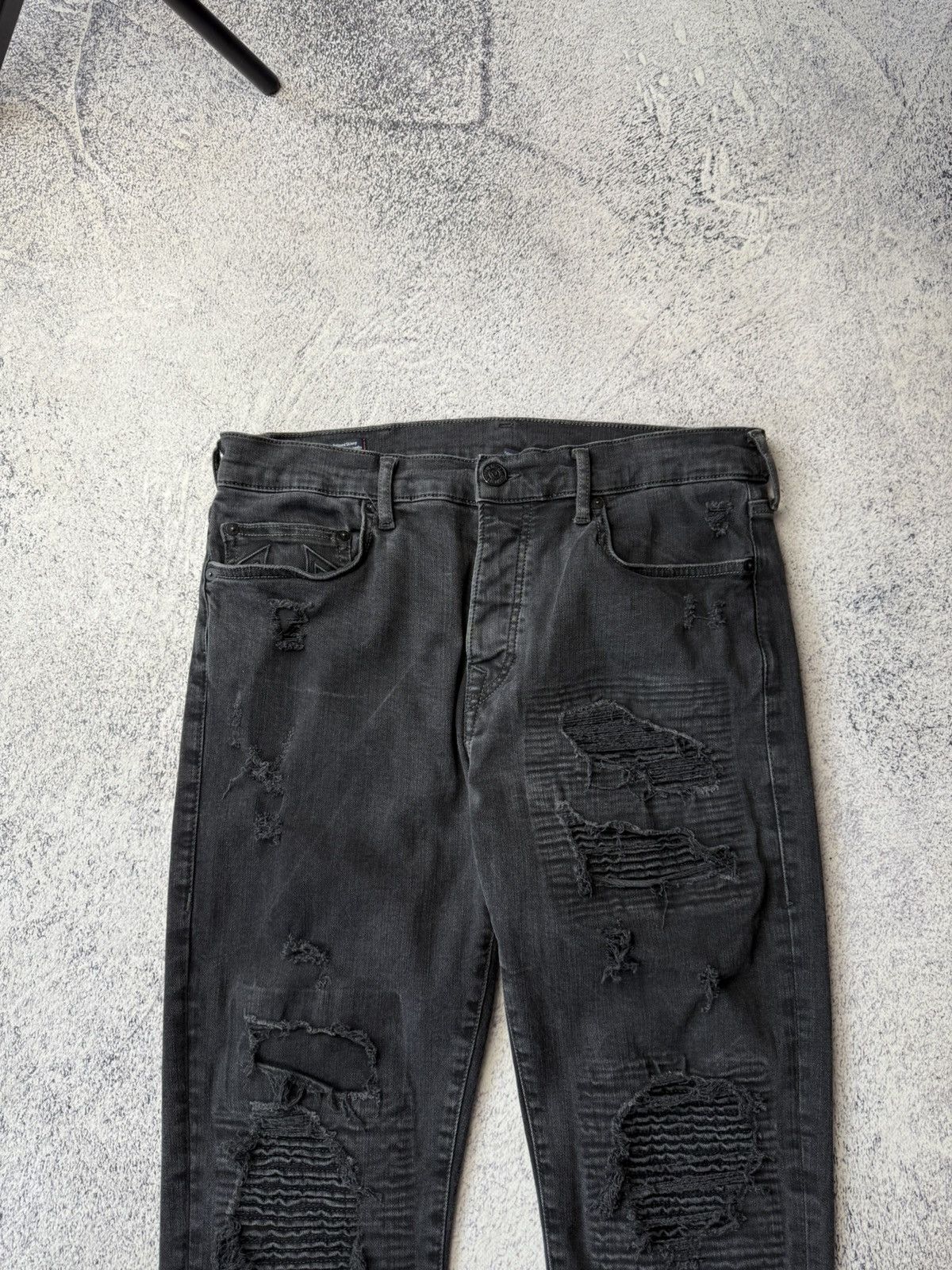 Japanese Brand Vintage True Religion Black Jeans Chief Keef Awant Garde Size US 36 / EU 52 - 11 Thumbnail