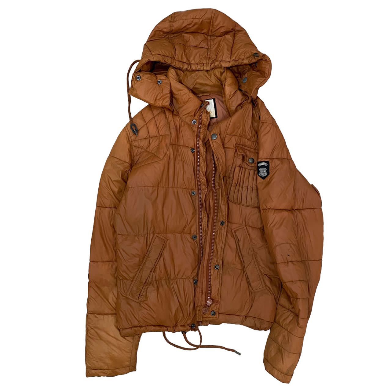 Diesel × Diesel Black Gold Vintage Diesel Hoodie Down Jacket Size XL / US 12-14 / IT 48-50 - 3 Thumbnail