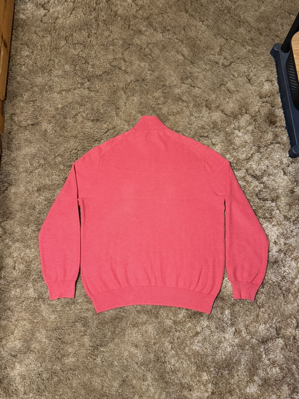 Polo Ralph Lauren Polo Ralph Lauren Pima Cotton Quarter Zip Sweater Pink XL Size US XL / EU 56 / 4 - 8 Thumbnail