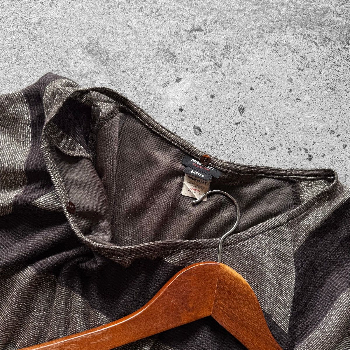 Designer × Miss Sixty Miss Sixty Womens Brown Gray Premium Lightweight Short Dress Size S / US 4 / IT 40 - 4 Thumbnail