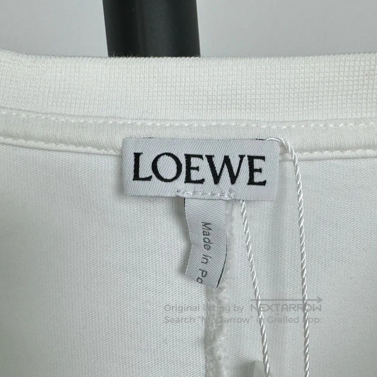 Loewe Loewe White Irregular Embroidered Short Sleeve M. Size US M / EU 48-50 / 2 - 3 Thumbnail