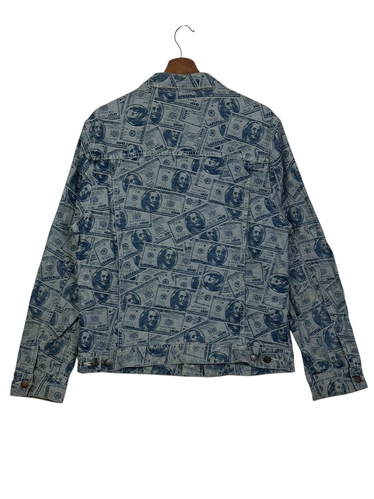 Supreme Supreme Dollar Bills Print Denim Jacket Size US M / EU 48-50 / 2 - 3 Thumbnail
