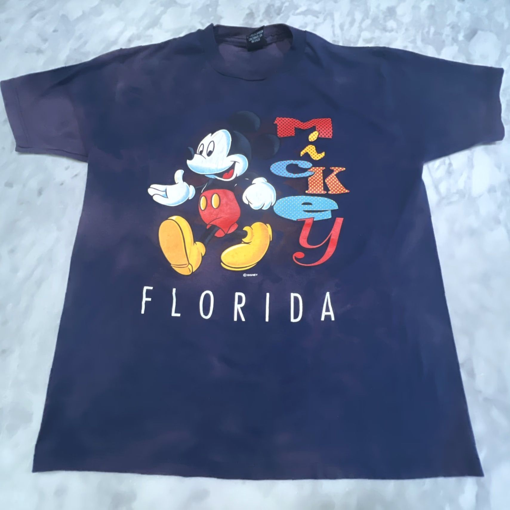 Mickey Unlimited VINTAGE Mickey Unlimited Disney Mickey Mouse Florida Graphic T-Shirt Adult XL Blue Size US XL / EU 56 / 4 - 3 Thumbnail