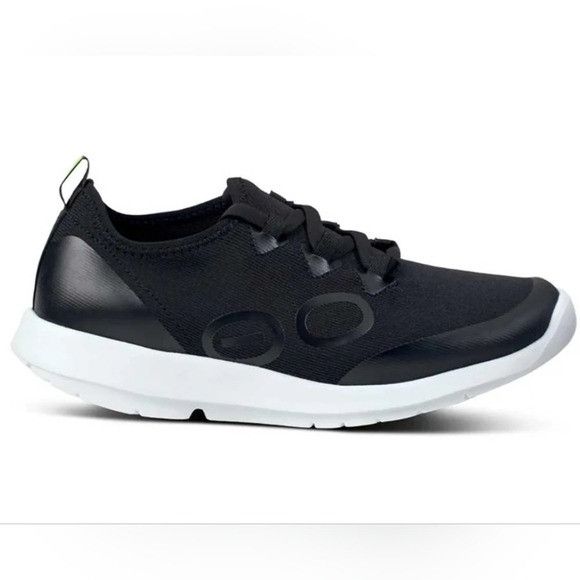 OOF Wear OOFOS OOmg Sport LS Shoe Black White Recovery Lace-up Sneake Size US 10 / IT 40 - 9 Thumbnail