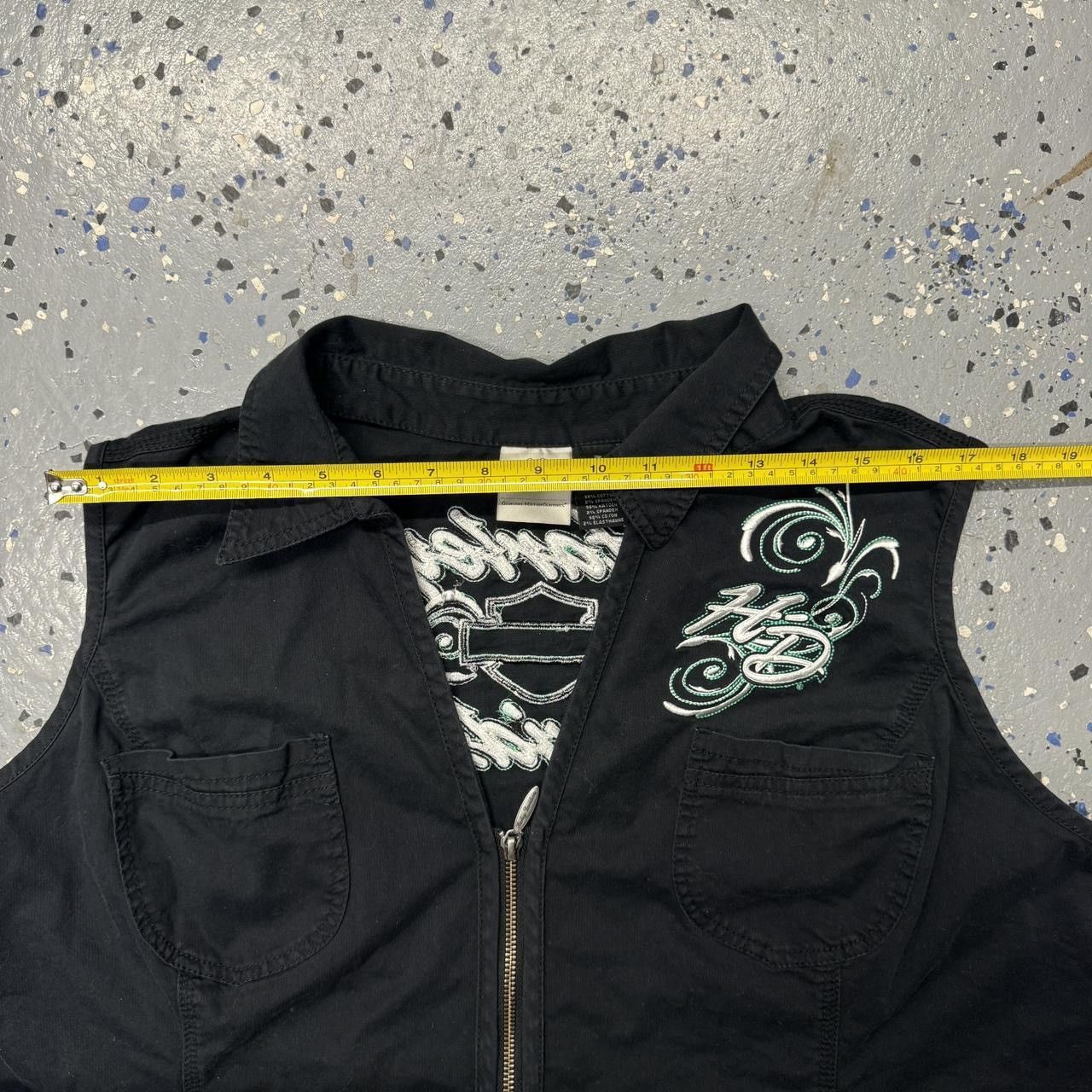 Designer × Harley Davidson Harley Davidson Half Zip Embroidered Vest XXL Size US XXL / EU 58 / 5 - 5 Thumbnail