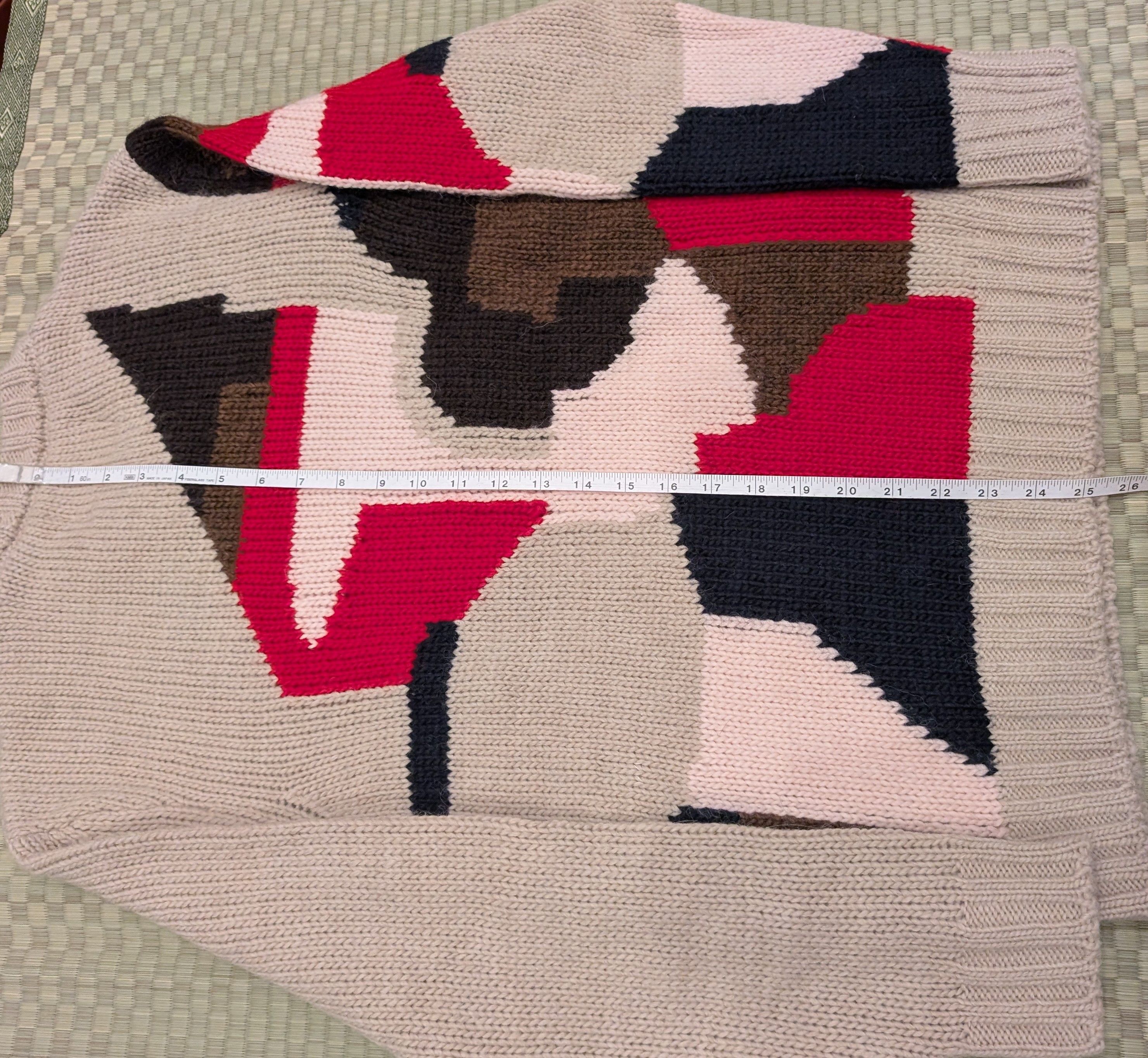 NN07 NN07 No Nationality Brady Intarsia Knit Wool Alpaca Jumper Size US S / EU 44-46 / 1 - 8 Thumbnail