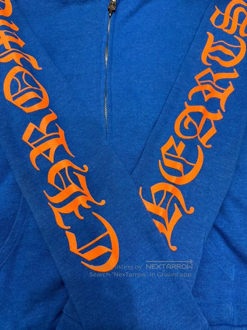 Chrome Hearts CHROME HEARTS Size M Blue limited Sanskrit horseshoe zipper Size US M / EU 48-50 / 2 - 3 Thumbnail