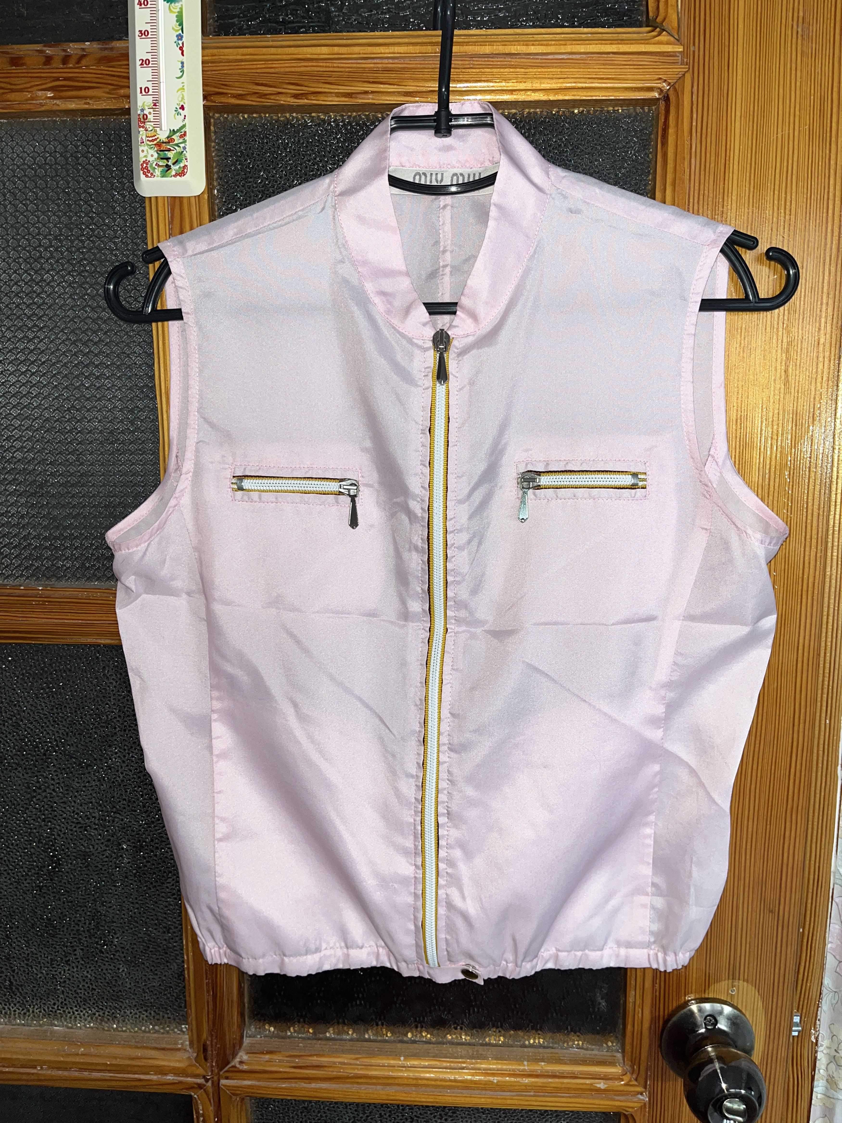 Miu Miu Archive 2000s Miu Miu Sleeveless Blouse Vest Shirt Top Size M / US 6-8 / IT 42-44 - 1 Thumbnail