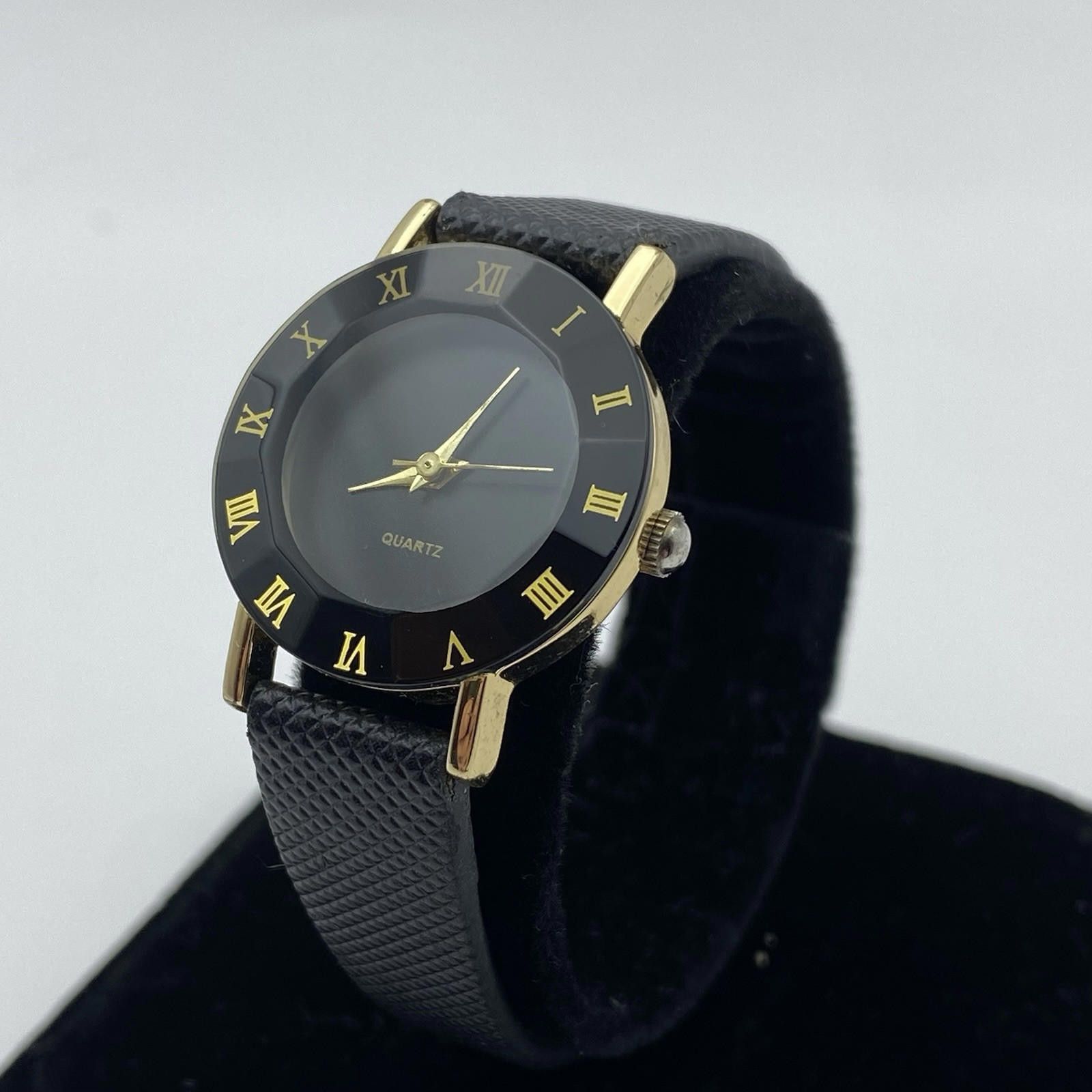 Other Accutime women's watch 8855WM 0318. Matte black, gold accent Size ONE SIZE - 1 Thumbnail
