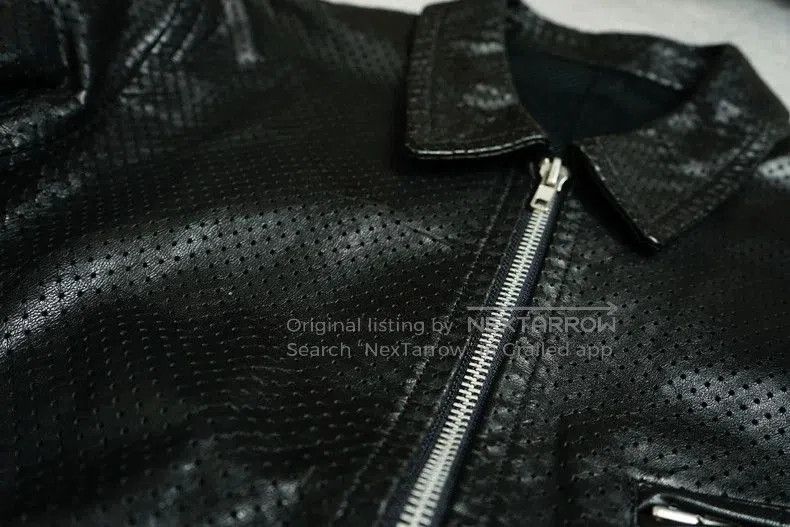 Comme des Garcons Comme des Garcons Archive Fishnet Leather Jacket. Size US M / EU 48-50 / 2 - 4 Thumbnail