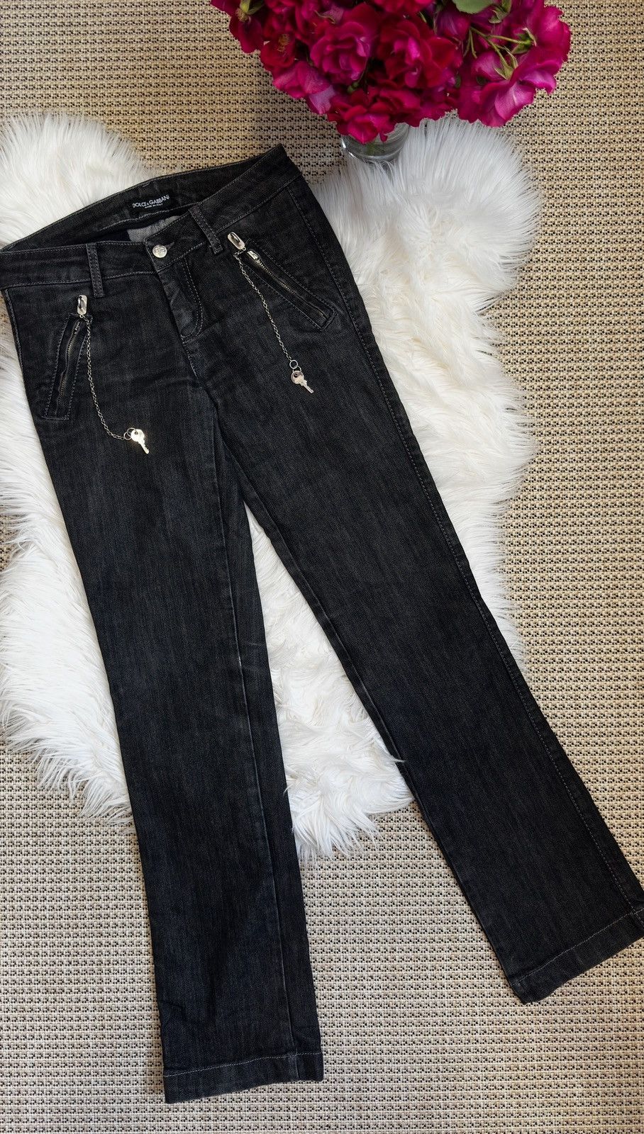Dolce & Gabbana Dolce&Gabbana jeans vintage luxury black Size 26" / US 2 / IT 38 - 1 Thumbnail