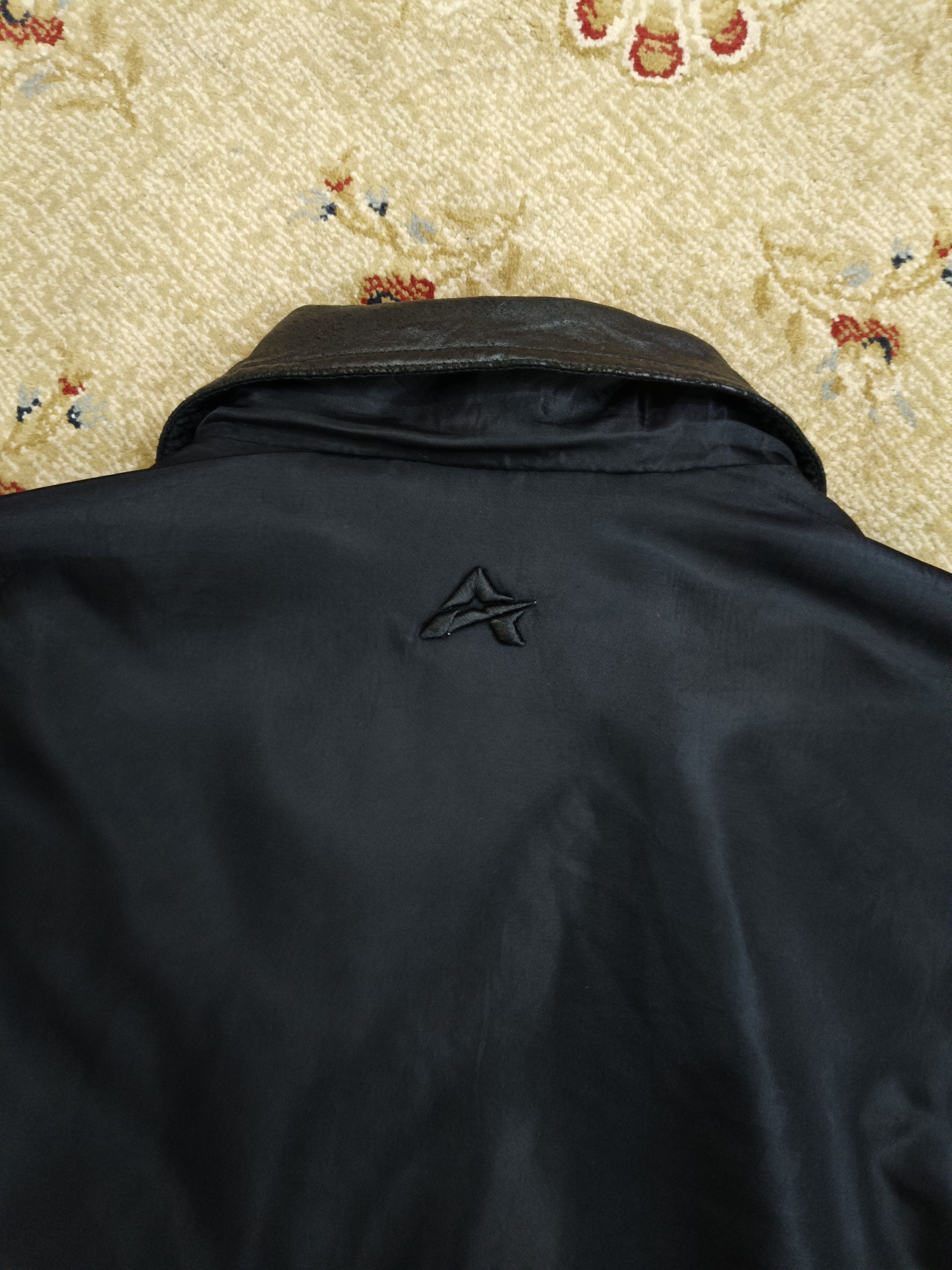 Avirex × Vintage Avirex Leather Sleeves with Big Spellout Size US XL / EU 56 / 4 - 8 Thumbnail