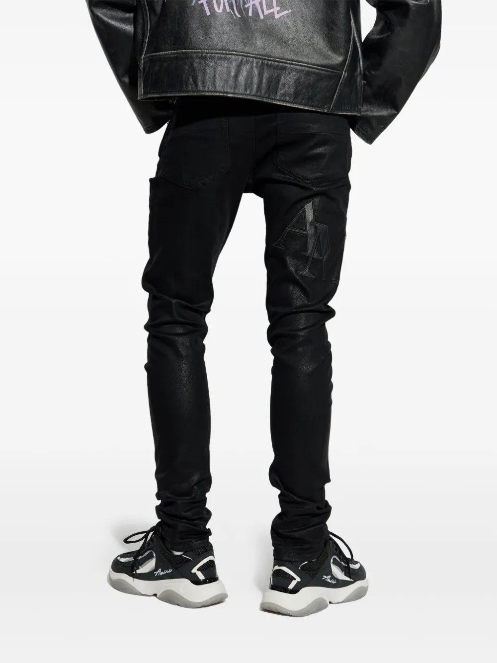 Amiri os11x0326 Skinny Jeans in Black Size US 36 / EU 52 - 4 Thumbnail