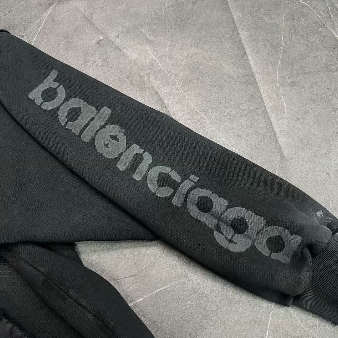 Balenciaga Balenciaga Paint Splatter Distressed Hoodie Size US M / EU 48-50 / 2 - 6 Thumbnail