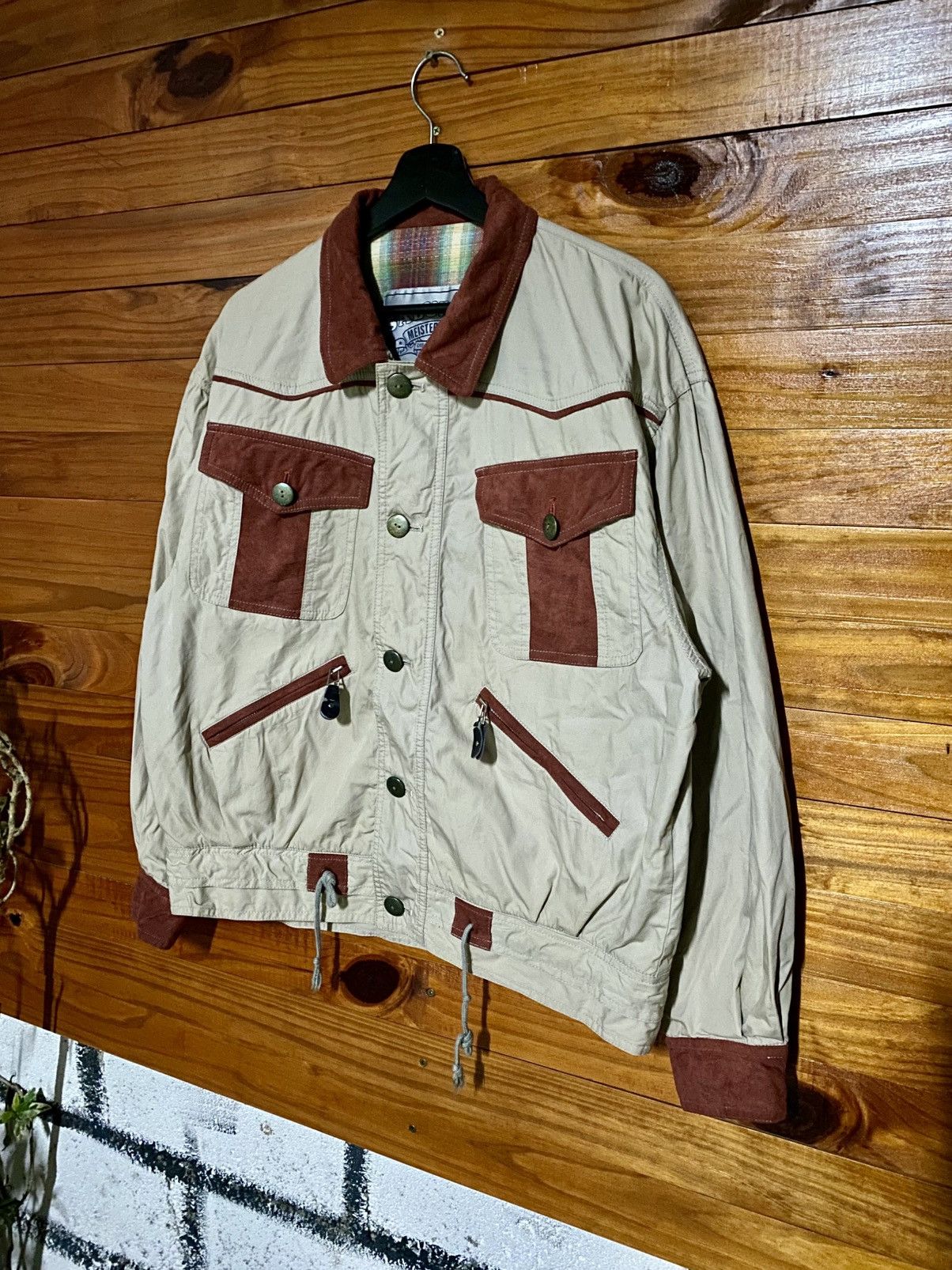 Japanese Brand Vintage Saburoku Meisterschaft Field Jacket | 90s Workwear Size US L / EU 52-54 / 3 - 7 Thumbnail