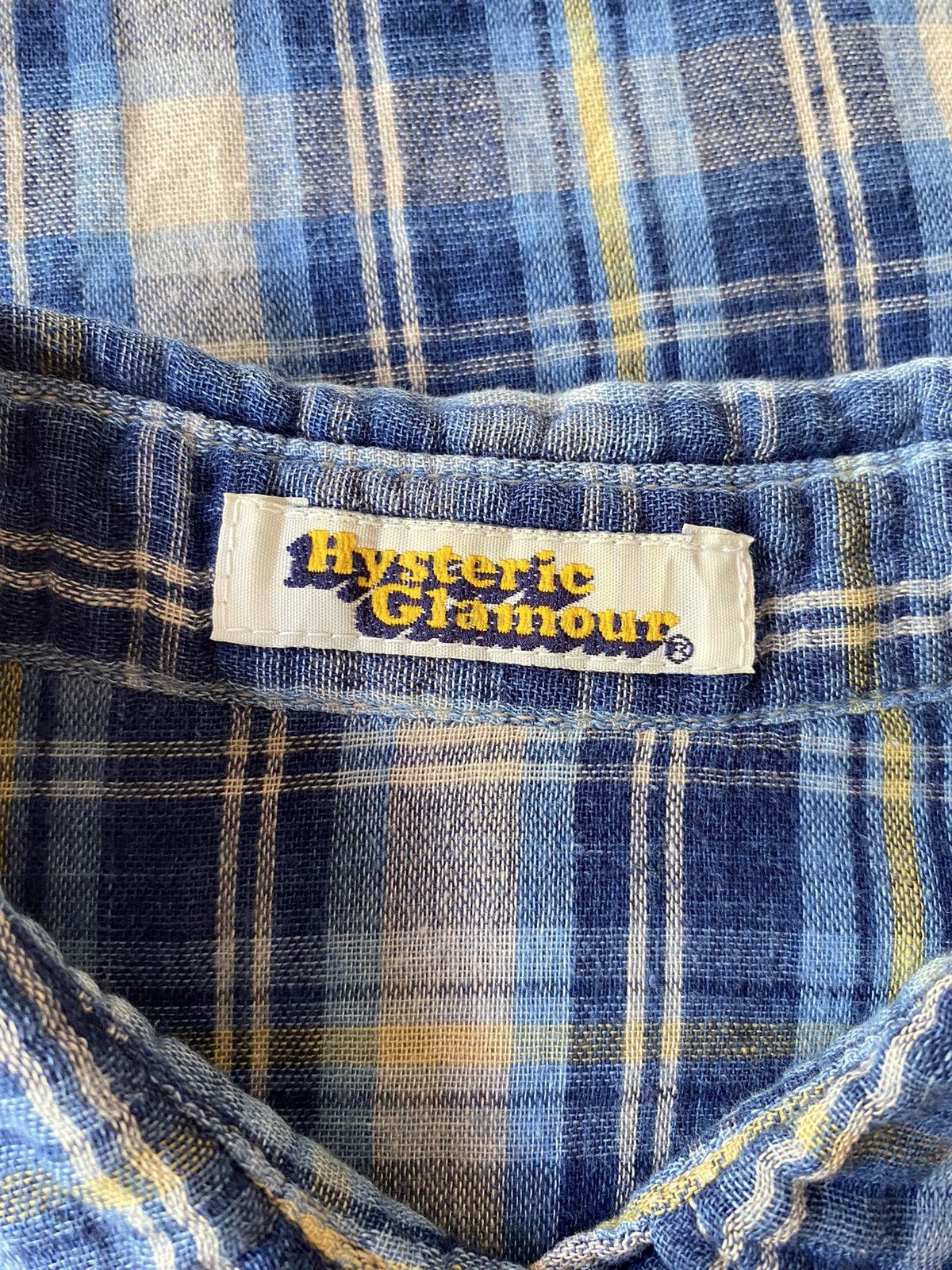 Hysteric Glamour Hysteric Glamour Blue Plaid Button-Up Shirt. Size S / US 4 / IT 40 - 3 Thumbnail