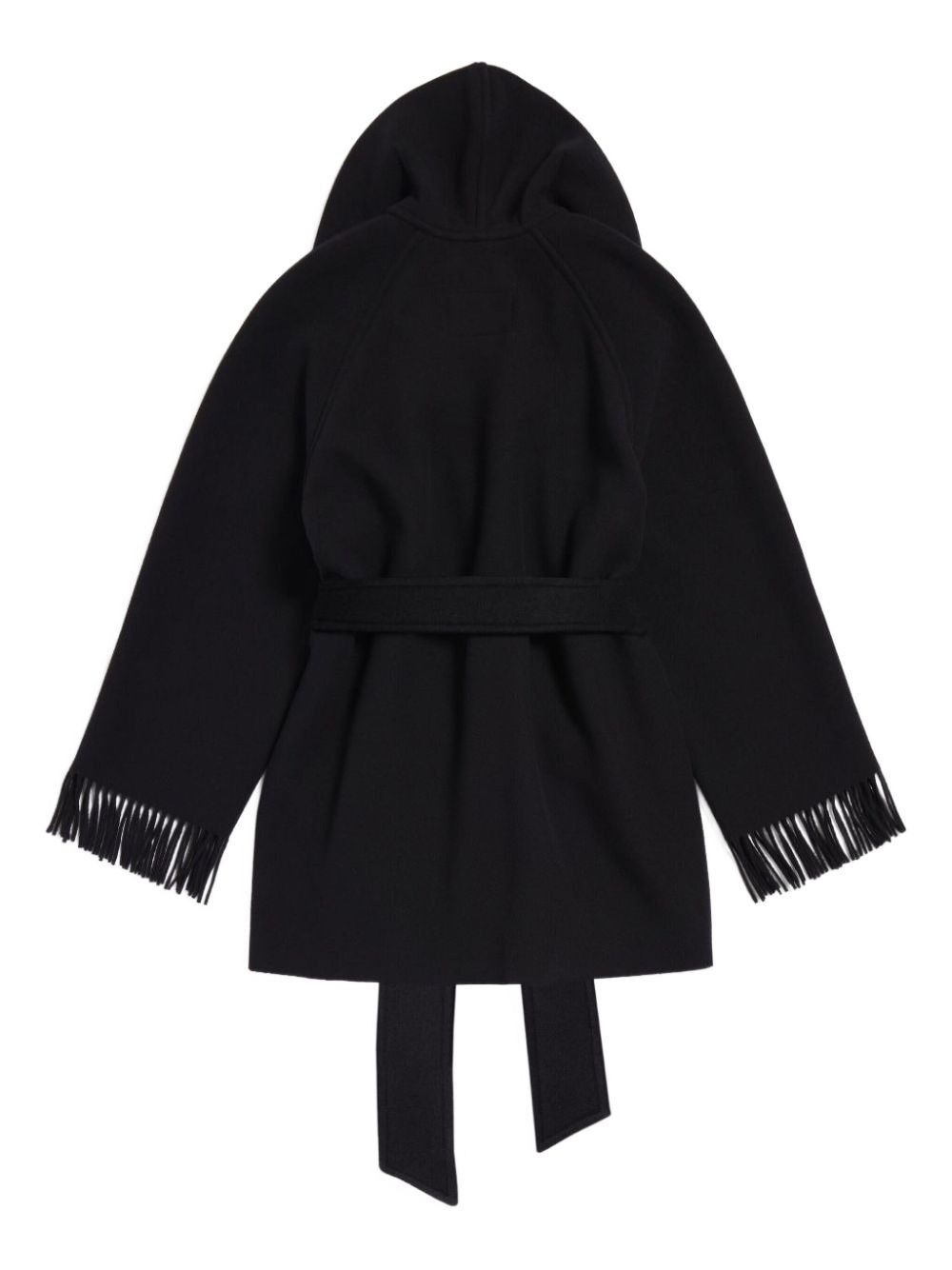 Balenciaga o1bcso1str1225 Fringe Jacket in Black Size XS / US 0-2 / IT 36-38 - 5 Thumbnail