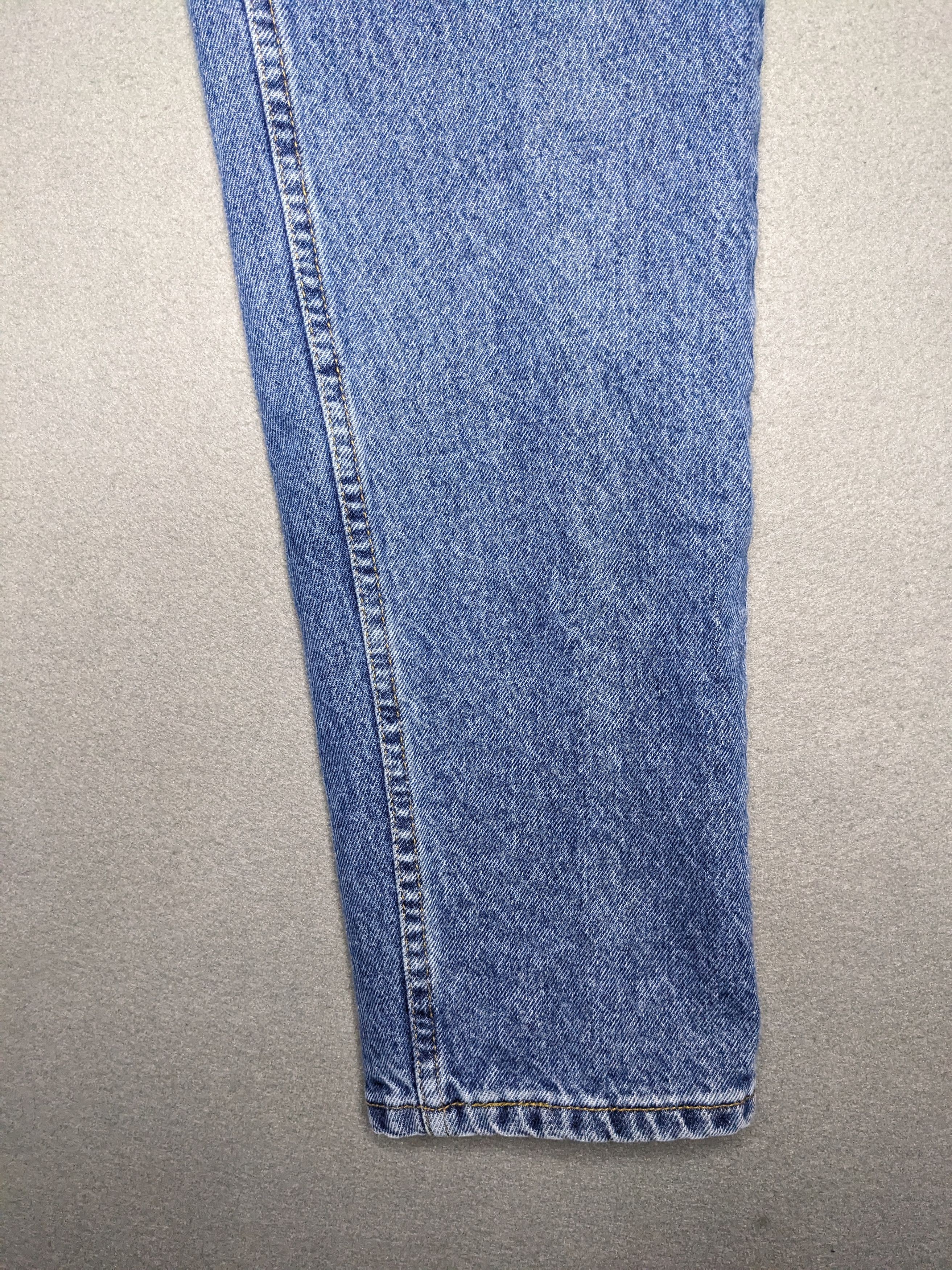Levi's VINTAGE 90s Levis 550 Orange Tab Jeans High Rise Denim Size 29" - 2 Thumbnail
