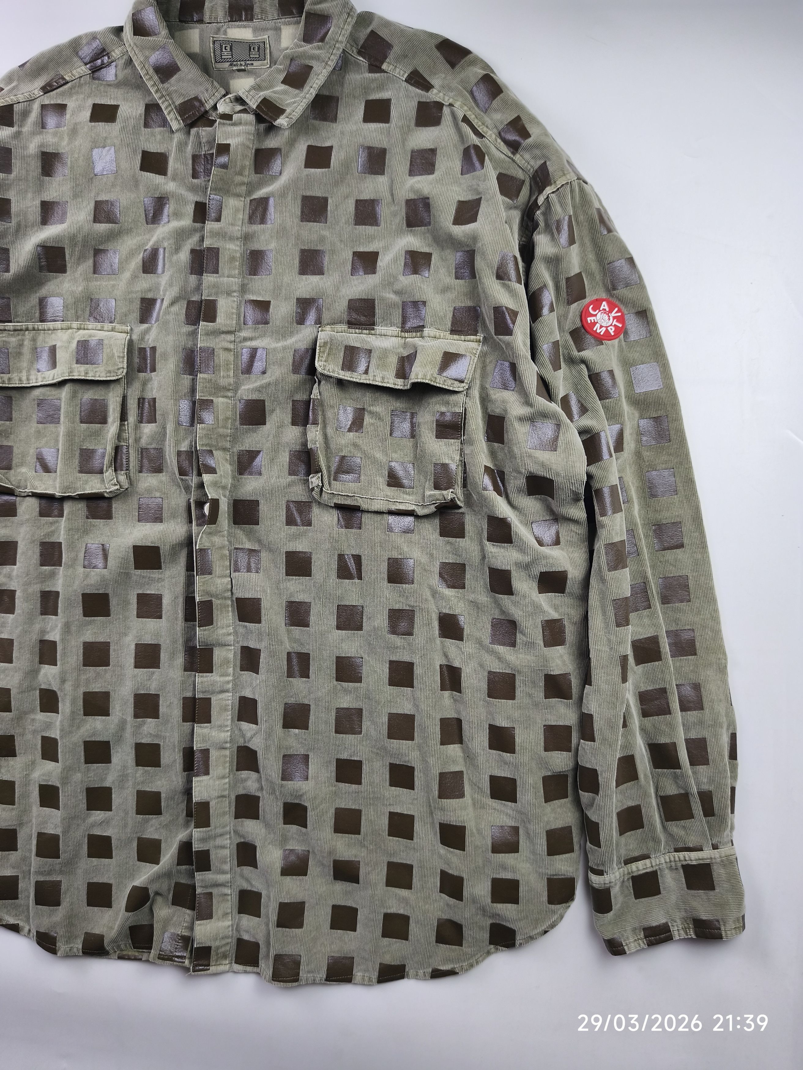 Cav Empt Cav empt overdye cord dot big shirt Size US XL / EU 56 / 4 - 4 Thumbnail