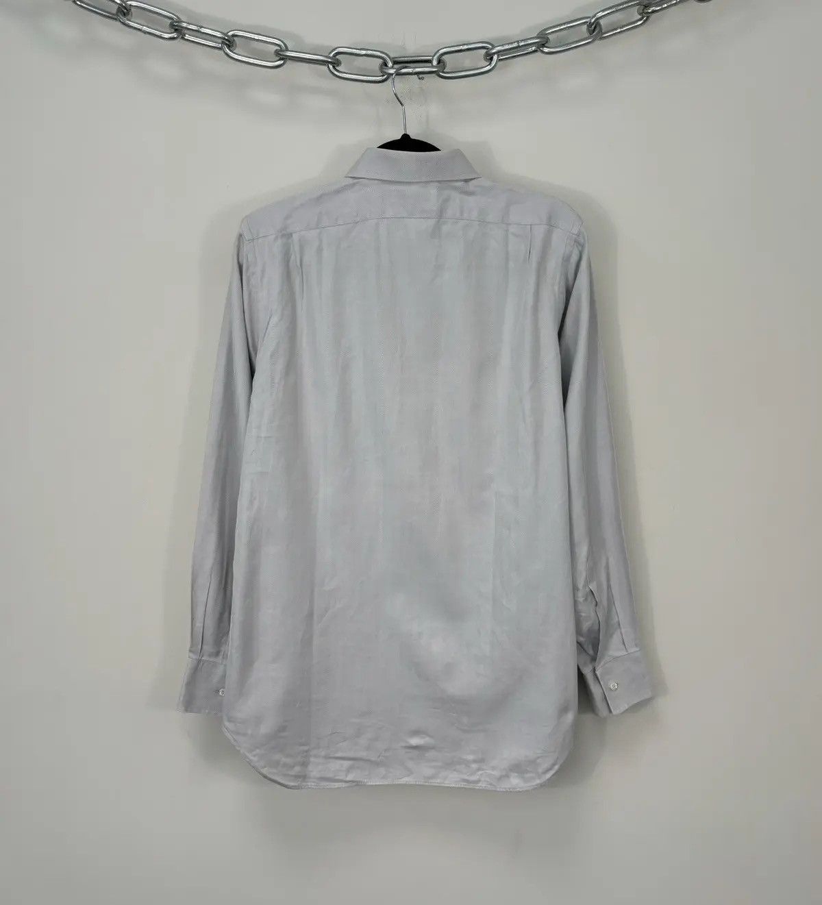 Dolce & Gabbana × Vintage Vintage Dolce & Gabbana Men's Gray Rare Button Up Shirt Size US L / EU 52-54 / 3 - 10 Thumbnail