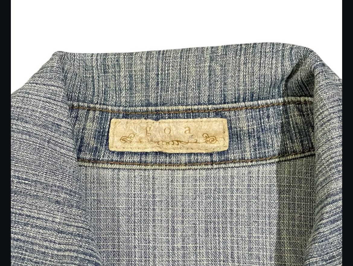 GOA 2000s G.o.a Japanese Trucker Wash Jeans Jacket y2k Lgb Size US M / EU 48-50 / 2 - 5 Thumbnail