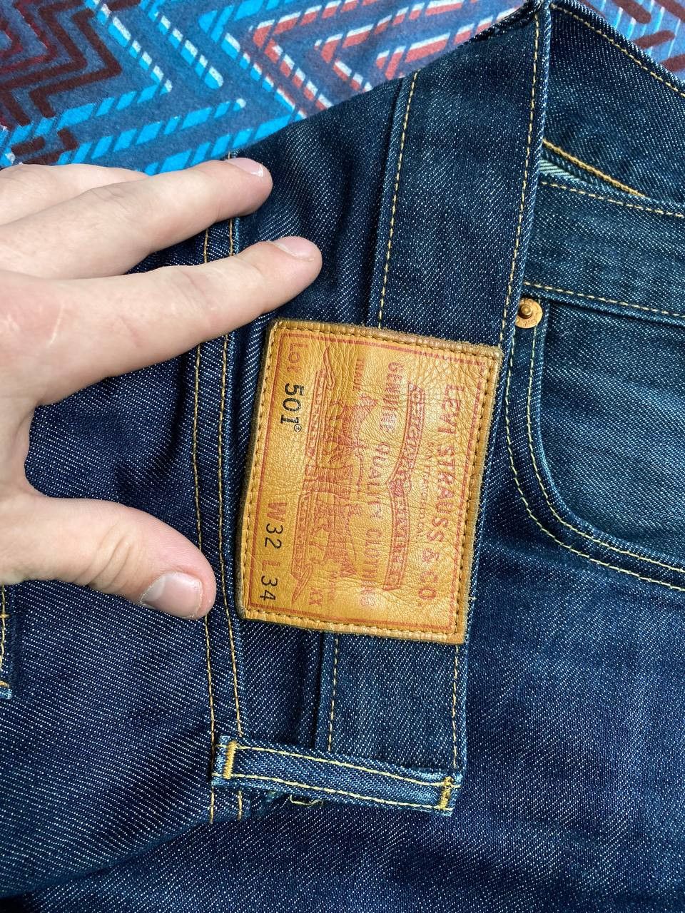 Levi's × Vintage Levi's 501 Vintage Light Denim Jeans Y2k Grunge Size US 32 / EU 48 - 4 Thumbnail
