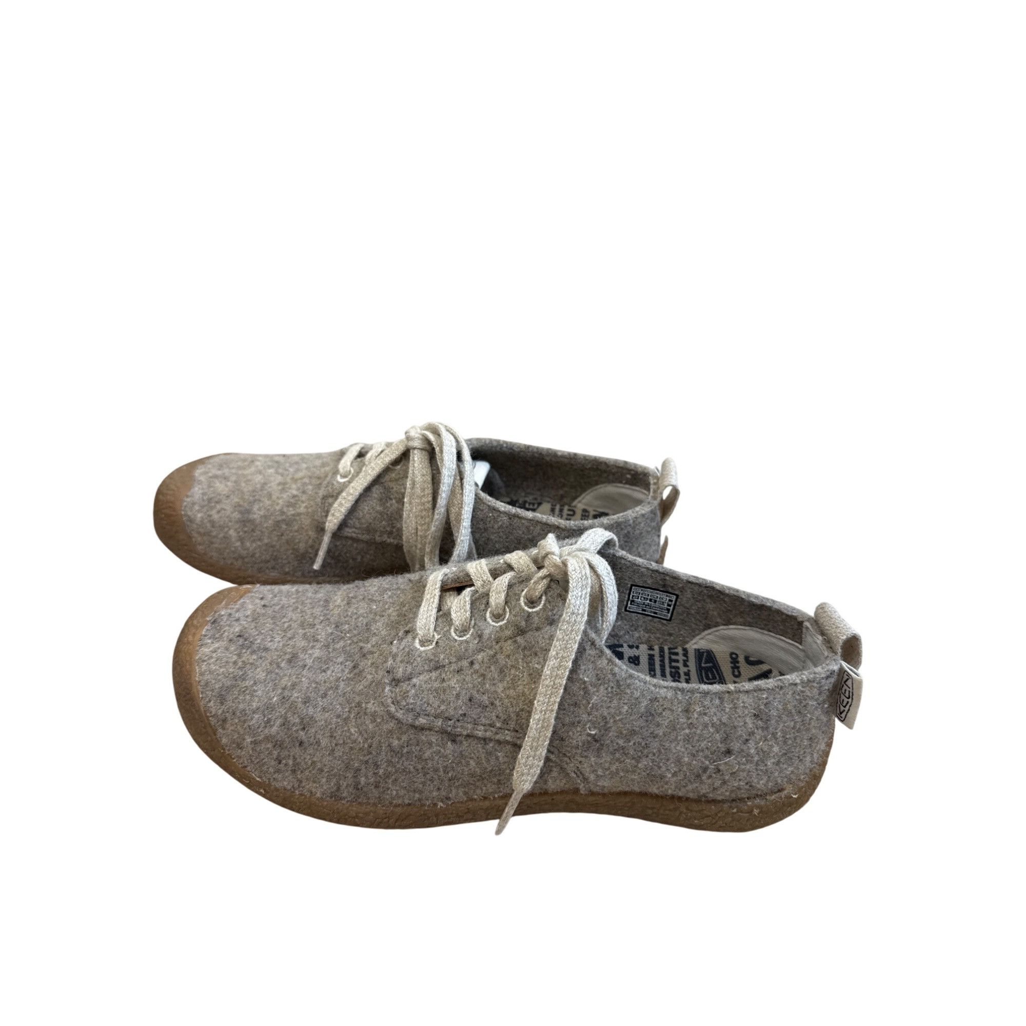 KEEN Keen womans tan wool Blend Lace-Up Casual Shoes sneakers siz Size US 8.5 / IT 38.5 - 3 Thumbnail