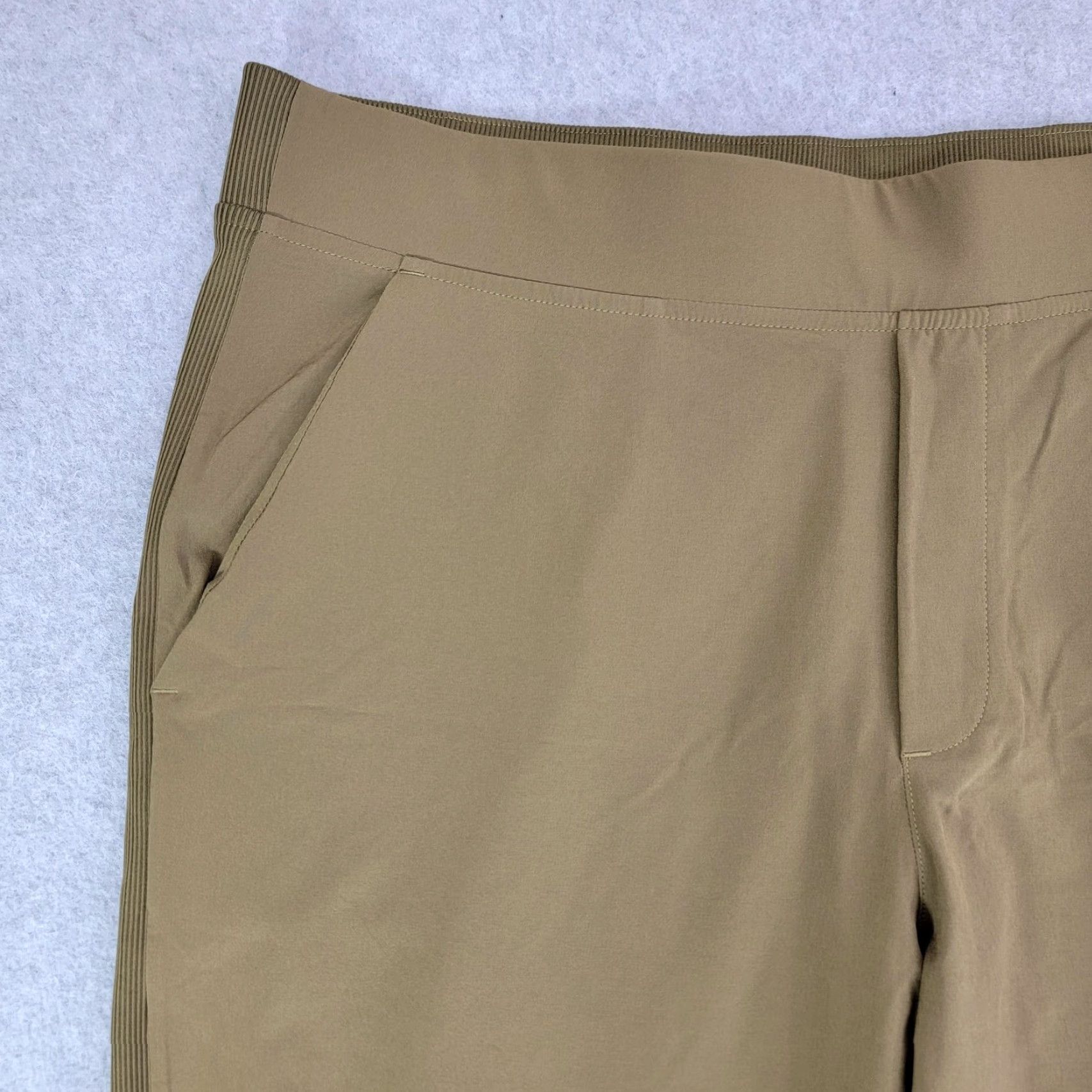Athleta Athleta Pants Womens 16 Brown Ankle Pull On Elastic Waist Travel Activewear Casual Workwear Size 38" / US 16 / IT 52 - 2 Thumbnail